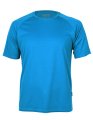 Heren Sportshirt CONA SPORTS Rainbow Tech Tee Azure Blauw